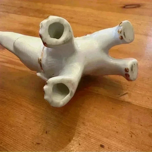 Porcelain with gold elephant figurine - Picture 5 of 5